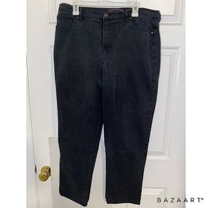 Black Straight Leg Jeans